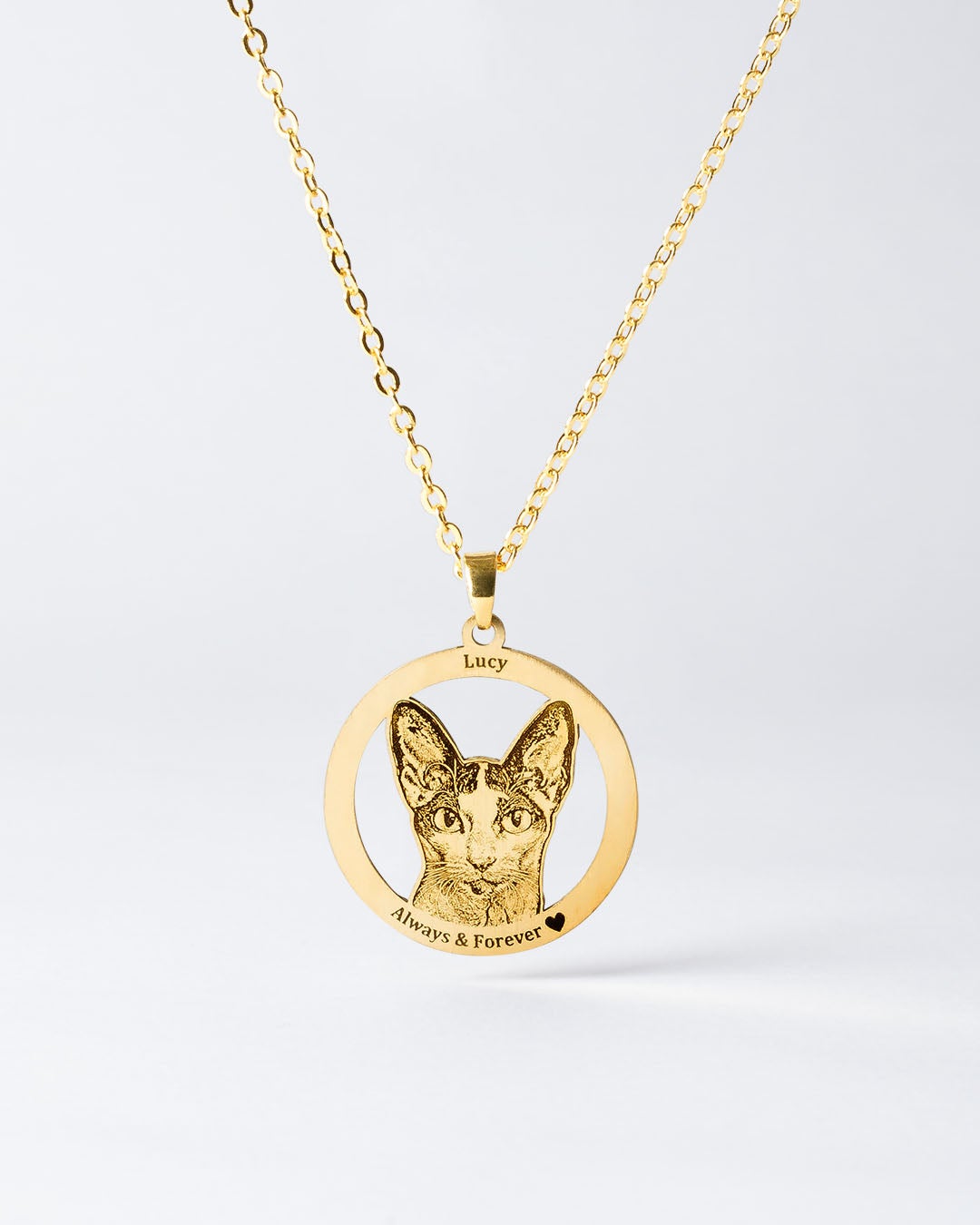 Aliita 9kt Yellow Gold Cat Pendant Necklace - Farfetch